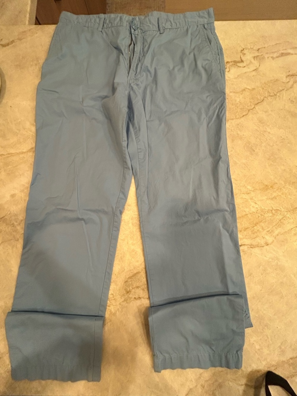Lacoste Blue Cotton Chino Pants Men’s 46 / 36 Waist Classic Preppy